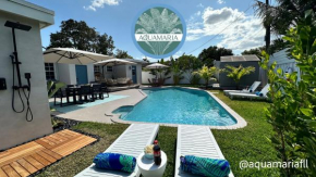 AQUAMARIA HOME - complete duplex villa with saltwater pool, perfect for groups